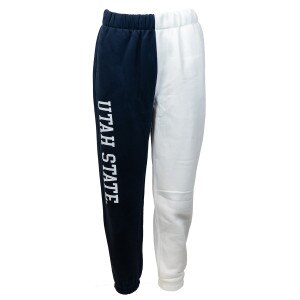 Women's Utah State Aggies Colorblock Sweatpants